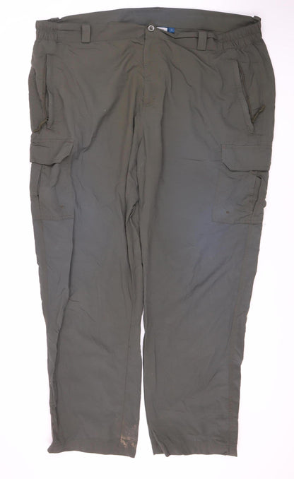 Mountain Warehouse Men's Green Cargo Trousers Size 42