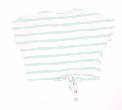 Womens UK Size 12 Saltrock Multicoloured Cropped T-Shirt