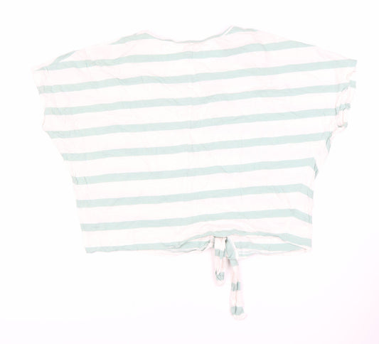 Womens UK Size 12 Saltrock Multicoloured Cropped T-Shirt