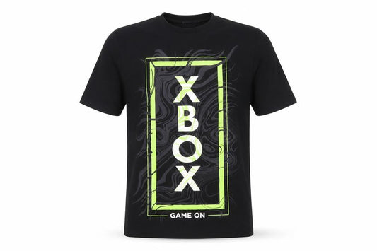 Front view of Xbox Black Men's T-Shirt M Graphic Logo Short Sleeve