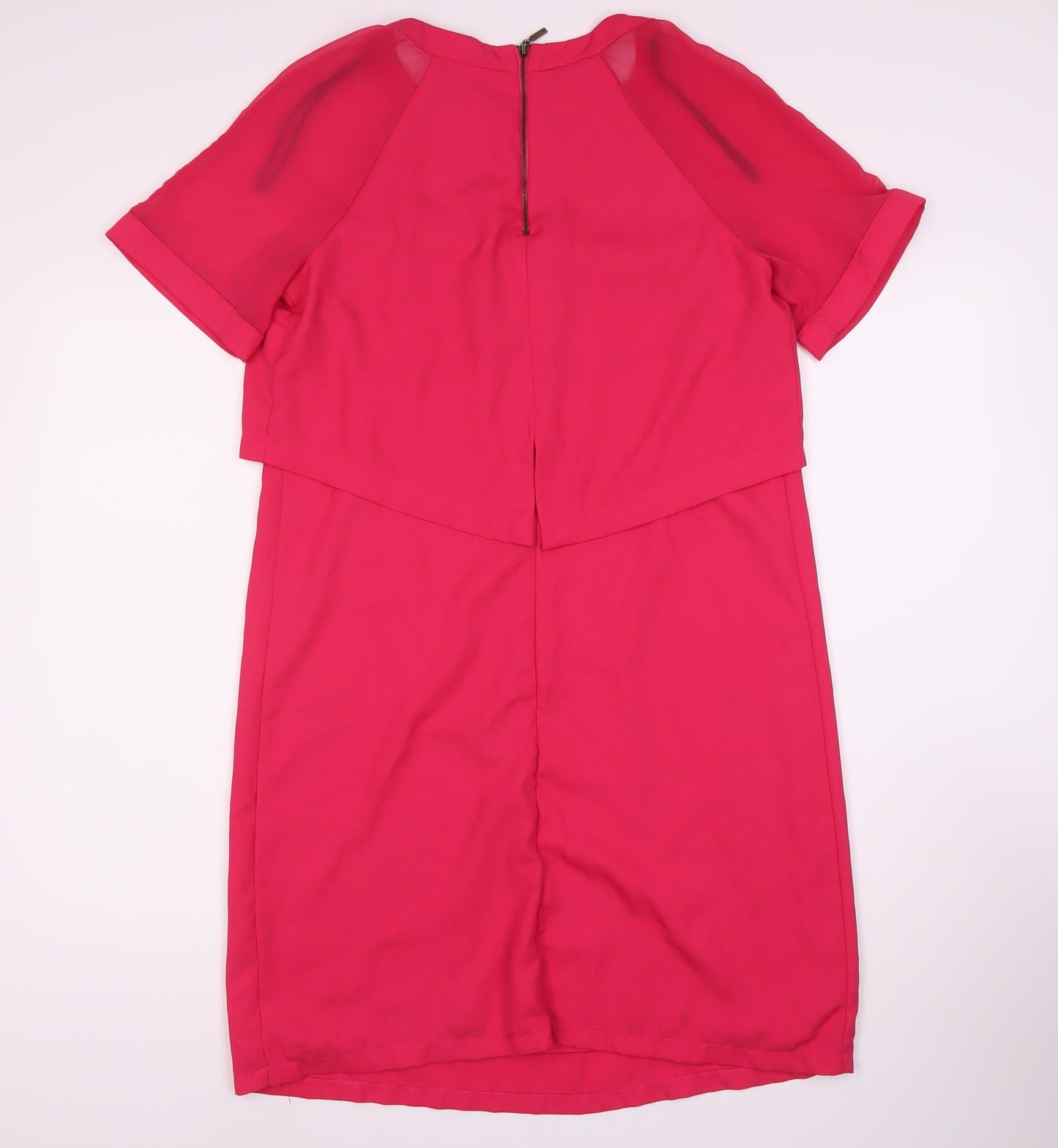 Betty Jackson Black Pink Women’s Shift Dress Size 14