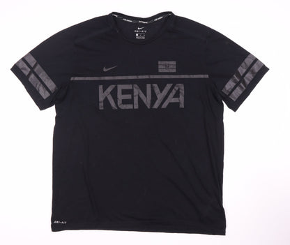 Nike Men's Black XL T-Shirt for Running