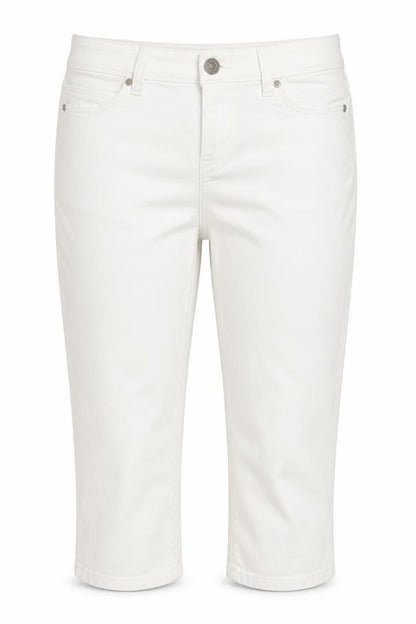 Guess Women's White Cropped Denim Jeans Size 2