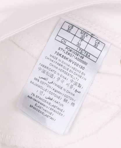 GUESS Women's White Cropped Denim Jeans Size 2