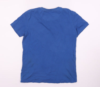 Henri Lloyd Boys Blue Graphic Print T-Shirt, Size 12-13 Years