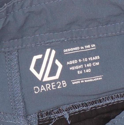 Dare2B Boys Blue Cargo Trousers 9-10 Years Adjustable Waist
