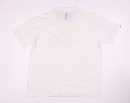 McKenzie Men's White XL Polo Shirt with Logo