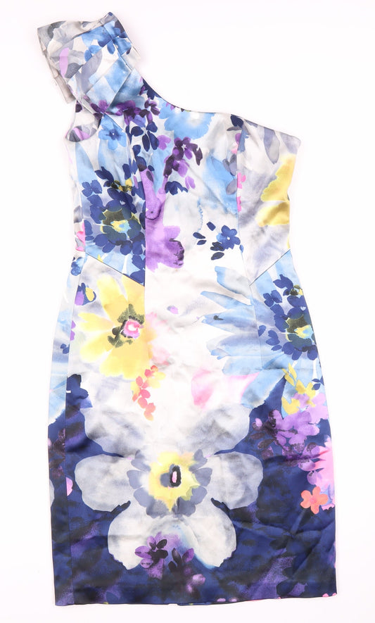 Coast Women's Multicoloured Floral Dress Size 12