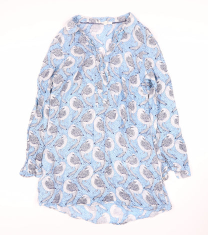 Womens UK Size 10 White Stuff Blue Tunic Blouse