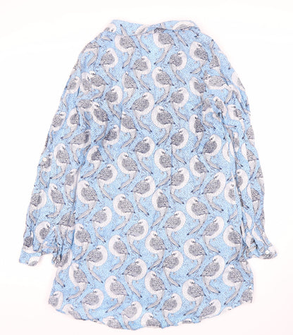 Womens UK Size 10 White Stuff Blue Tunic Blouse