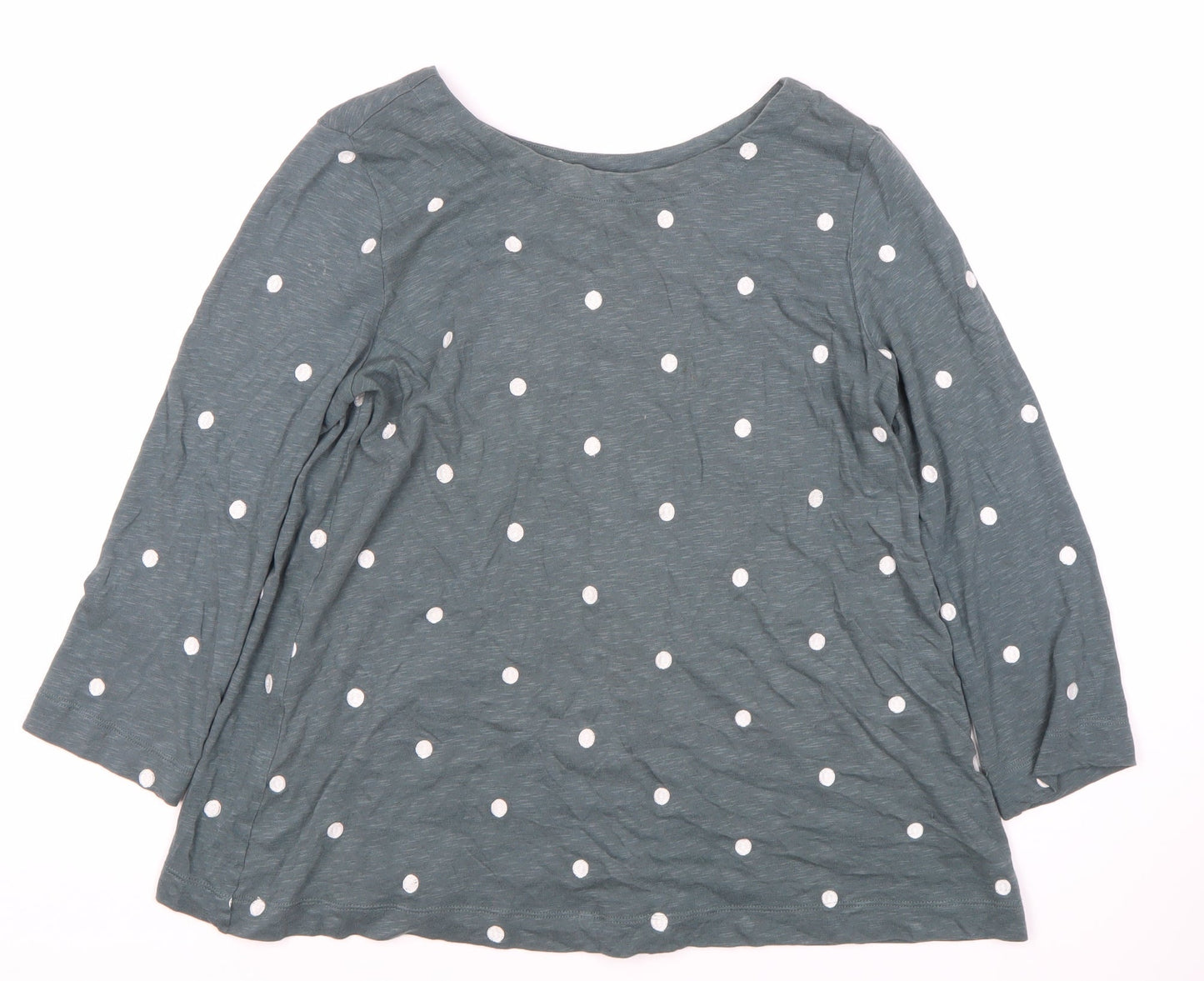 Womens UK Size 8 Fat Face Green Tunic Blouse