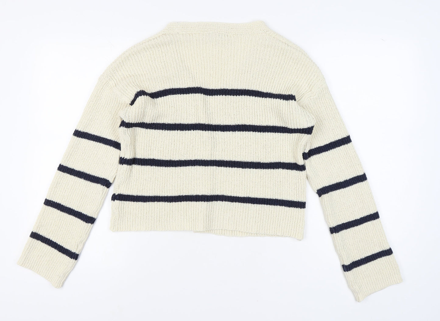 Womens UK Size S NEXT Ivory Cardigan Jumper