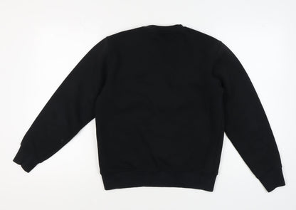 Mens UK Size XS NICCE Black Pullover Sweatshirt