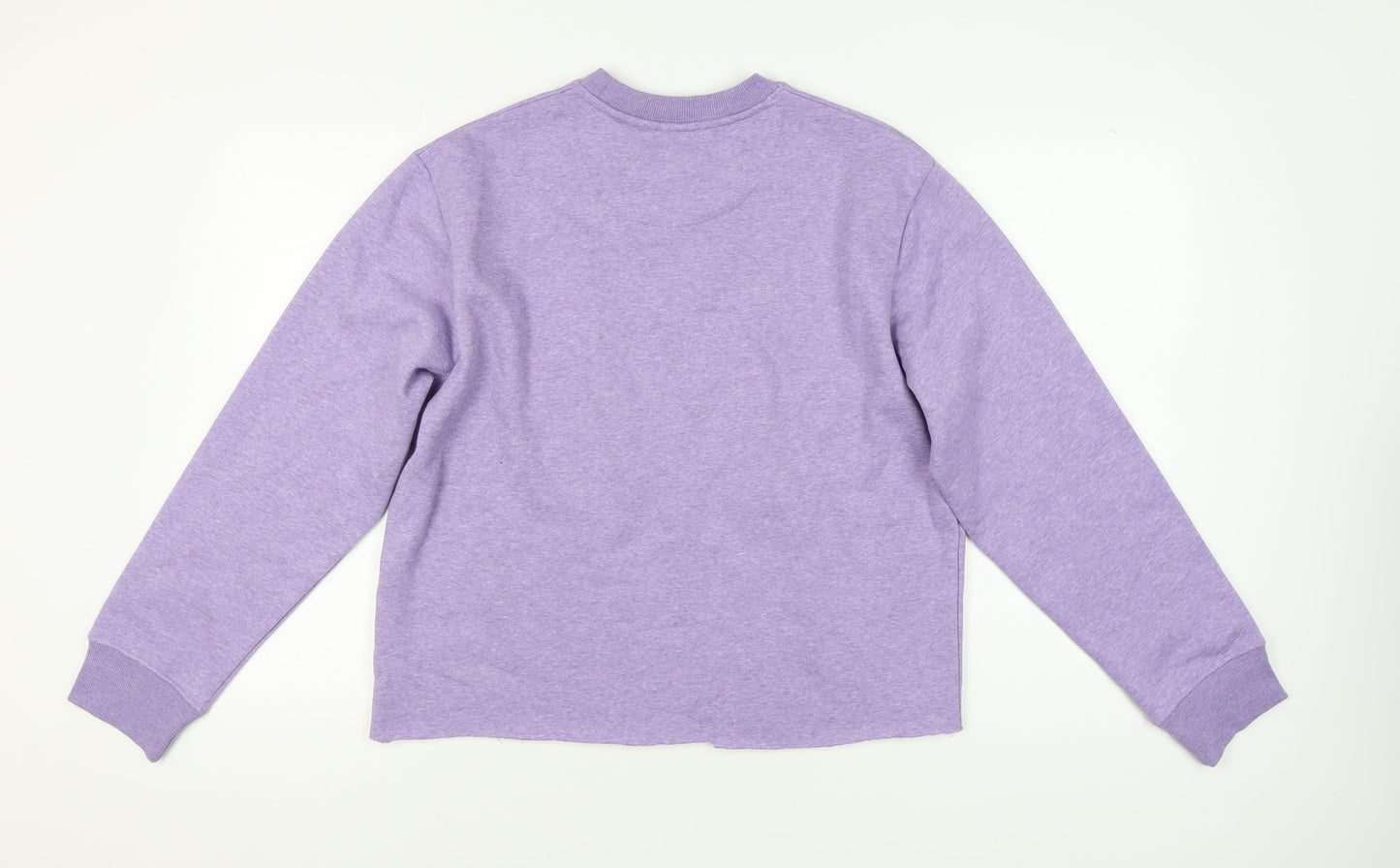 Max Women's Purple Slim Fit Pullover Sweatshirt L