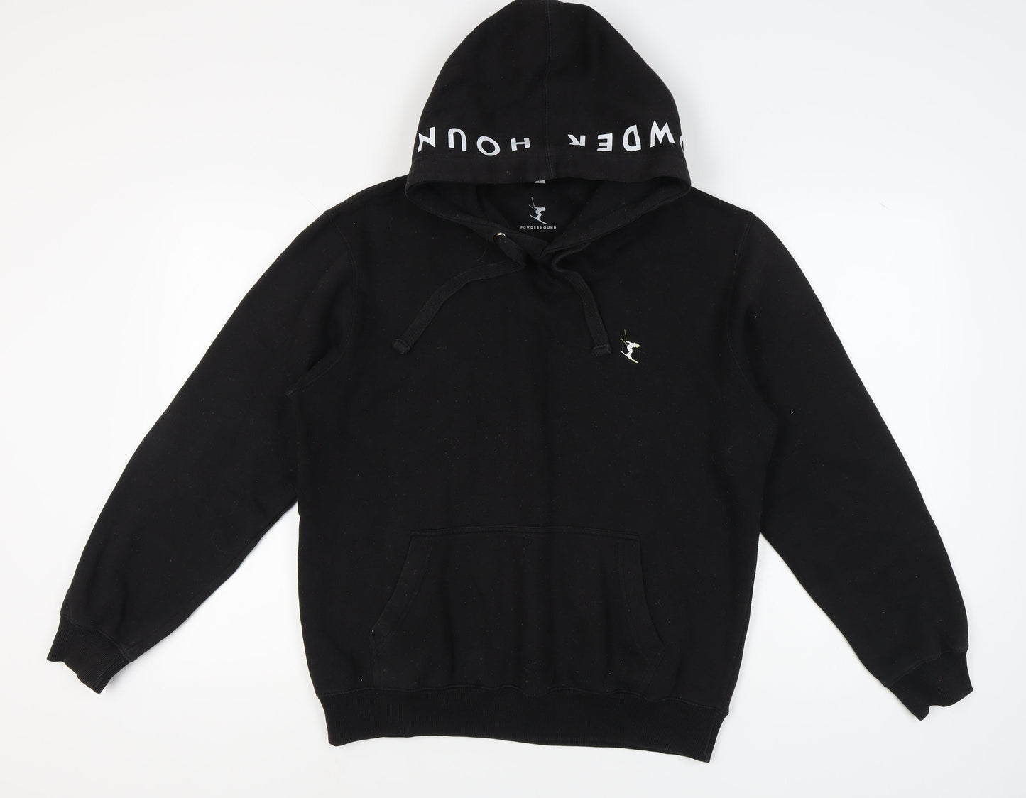 Powderhound Men's Black L Pullover Hoodie Ski Style