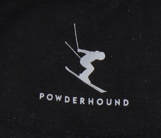 Powderhound Men's Black L Pullover Hoodie Ski Style