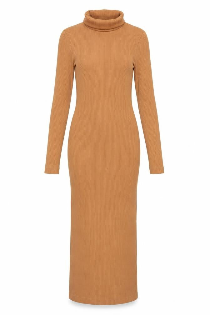 Marks and Spencer Brown XS Midi Bodycon Dress