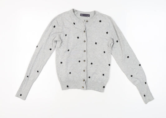 Womens UK Size 6 Marks and Spencer Grey Cardigan Jumper
