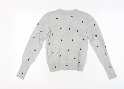 Womens UK Size 6 Marks and Spencer Grey Cardigan Jumper