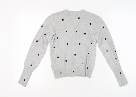Womens UK Size 6 Marks and Spencer Grey Cardigan Jumper