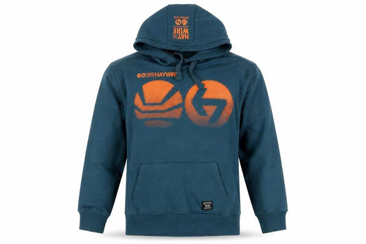 Haywire Boys Blue Pullover Hoodie - L, Logo Graphic