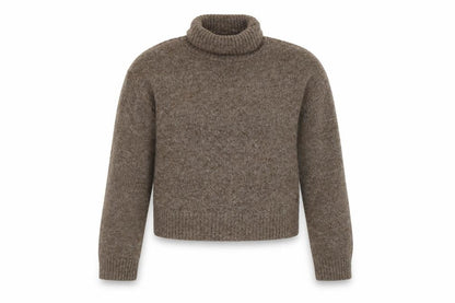 Pacific Republic Teen Brown Roll Neck Jumper Size 12