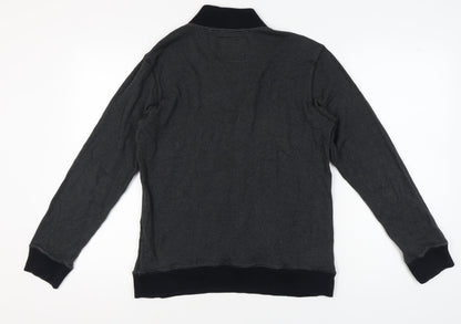 Next Men's Black Medium Striped Pullover Jumper