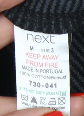 Next Men's Black Medium Striped Pullover Jumper