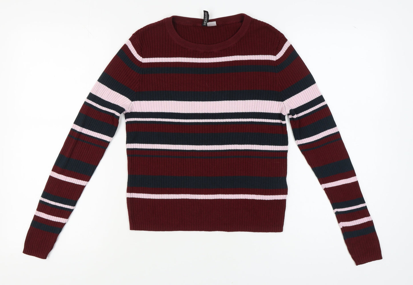 Womens UK Size L H&M Multicoloured Pullover Jumper