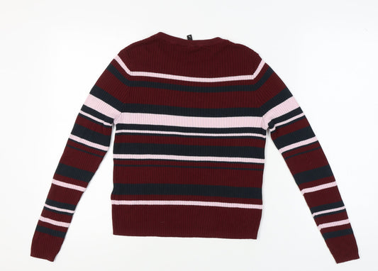 Womens UK Size L H&M Multicoloured Pullover Jumper