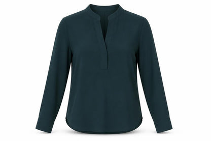 Womens UK Size 4 H&M Green Basic Blouse