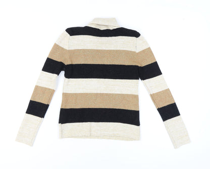Womens UK Size S Isabella D. Multicoloured Pullover Jumper