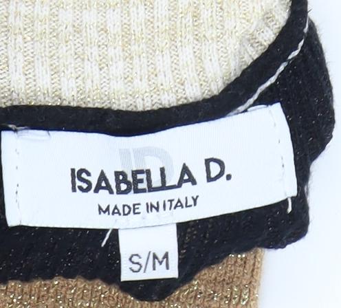 Womens UK Size S Isabella D. Multicoloured Pullover Jumper