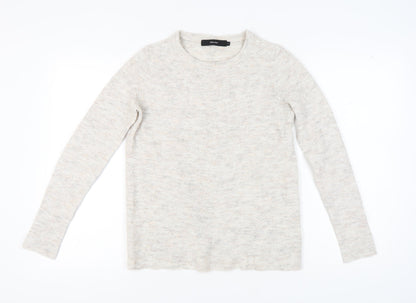 Womens UK Size XS VERO MODA Beige Pullover Jumper