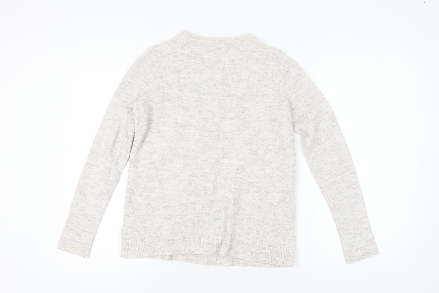 Womens UK Size XS VERO MODA Beige Pullover Jumper