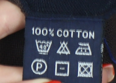 Guise Men's Brown Full Zip XL Cotton Jumper