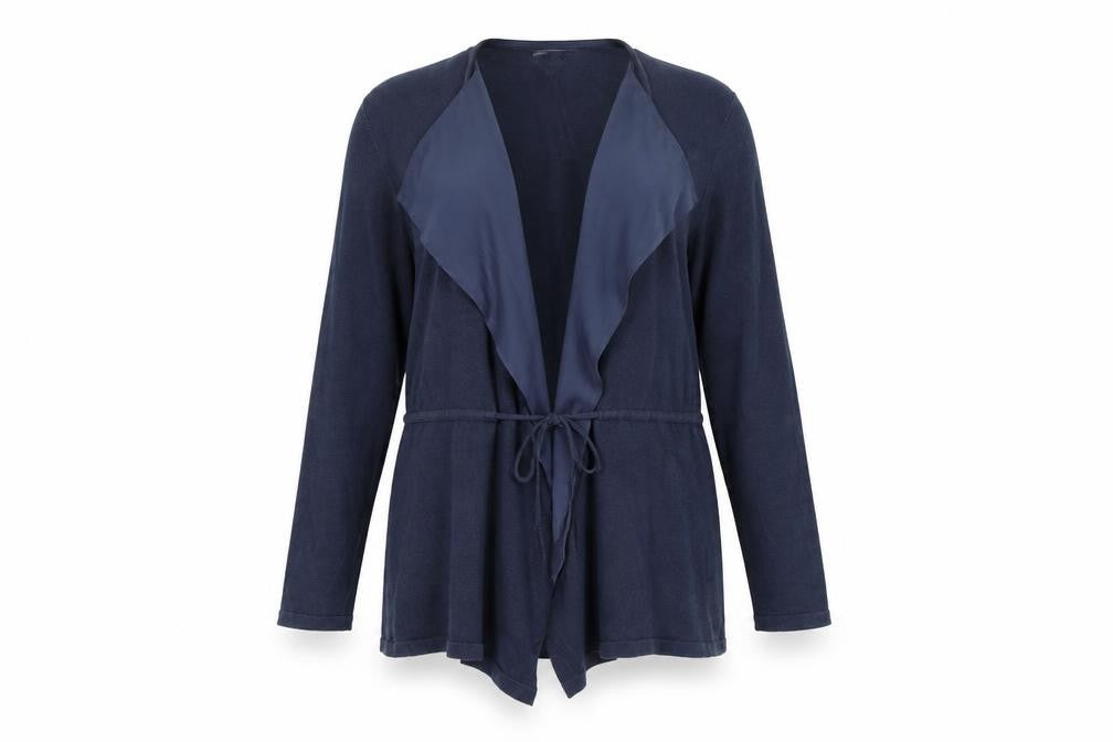 Womens UK Size 14 Marks and Spencer Blue Cardigan Jumper