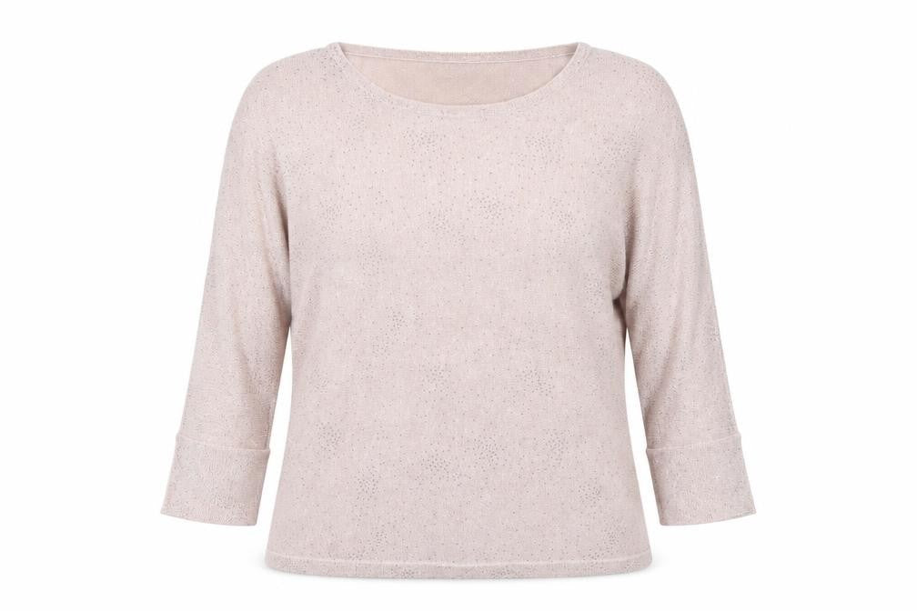 Womens UK Size 16 M&Co Pink Pullover Jumper