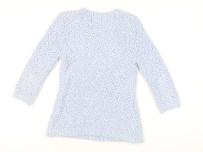 Womens UK Size S Bm collection Blue Pullover Jumper