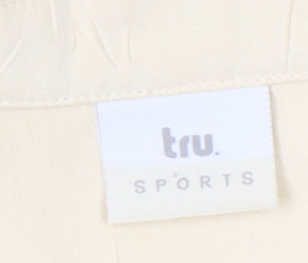 tru SPORTS Women's Beige Waistcoat, Size 12, Casual Style