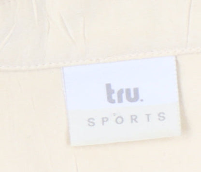tru SPORTS Women's Beige Waistcoat, Size 12, Casual Style