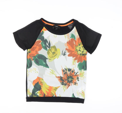 Womens UK Size 8 NEXT Multicoloured Raglan T-Shirt