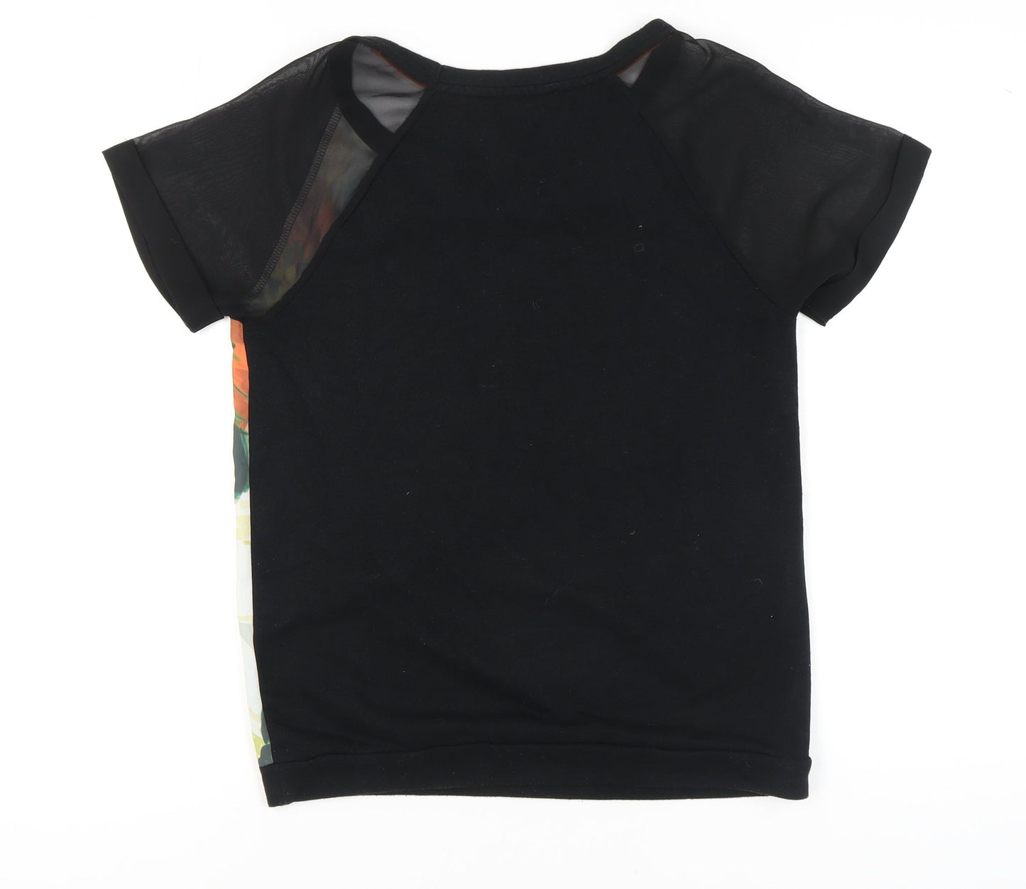 Womens UK Size 8 NEXT Multicoloured Raglan T-Shirt