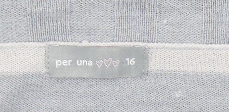 Womens UK Size 16 Per Una Grey Pullover Jumper