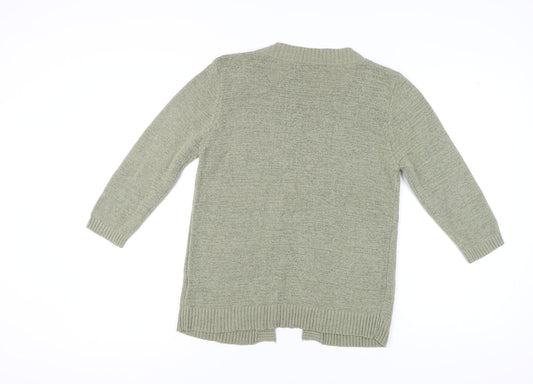 Womens UK Size M Alexara Green Cardigan Jumper