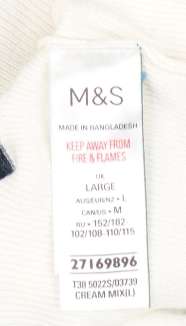 Womens UK Size L Marks and Spencer Multicoloured Pullover Jumper