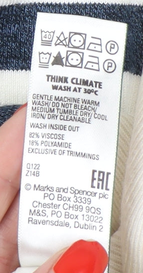 Womens UK Size L Marks and Spencer Multicoloured Pullover Jumper