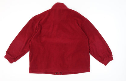 Womens UK Size 14 Marks and Spencer Red Basic Jacket
