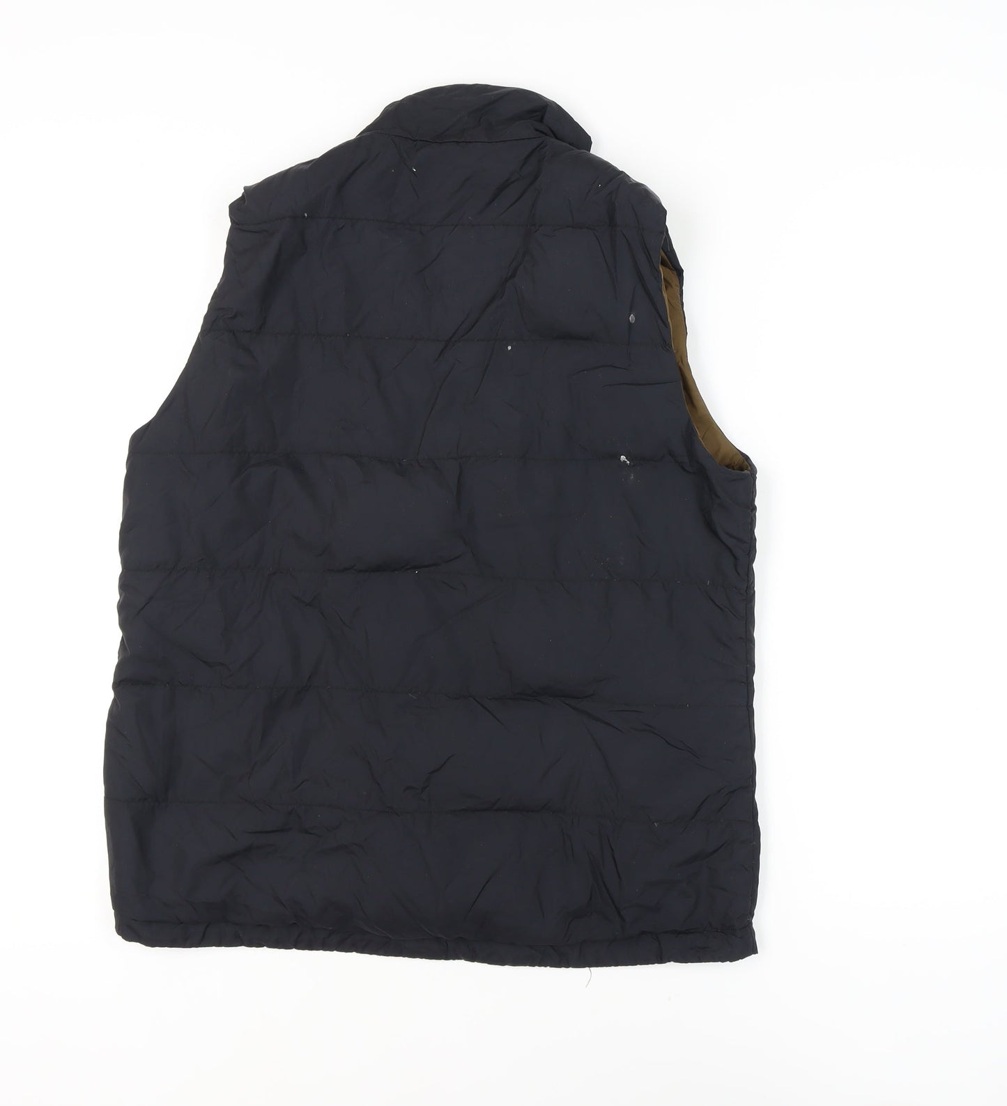 Mens UK Size M Lands' End Black Puffer Jacket