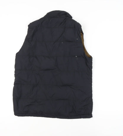 Mens UK Size M Lands' End Black Puffer Jacket